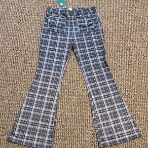 Halara Gray Plaid Pants